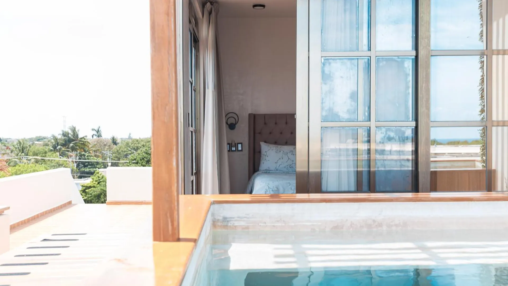 Apartment Stunning Ph 4Bd W/Rooftop Jacuzzi 5Th Av Playa del Carmen
